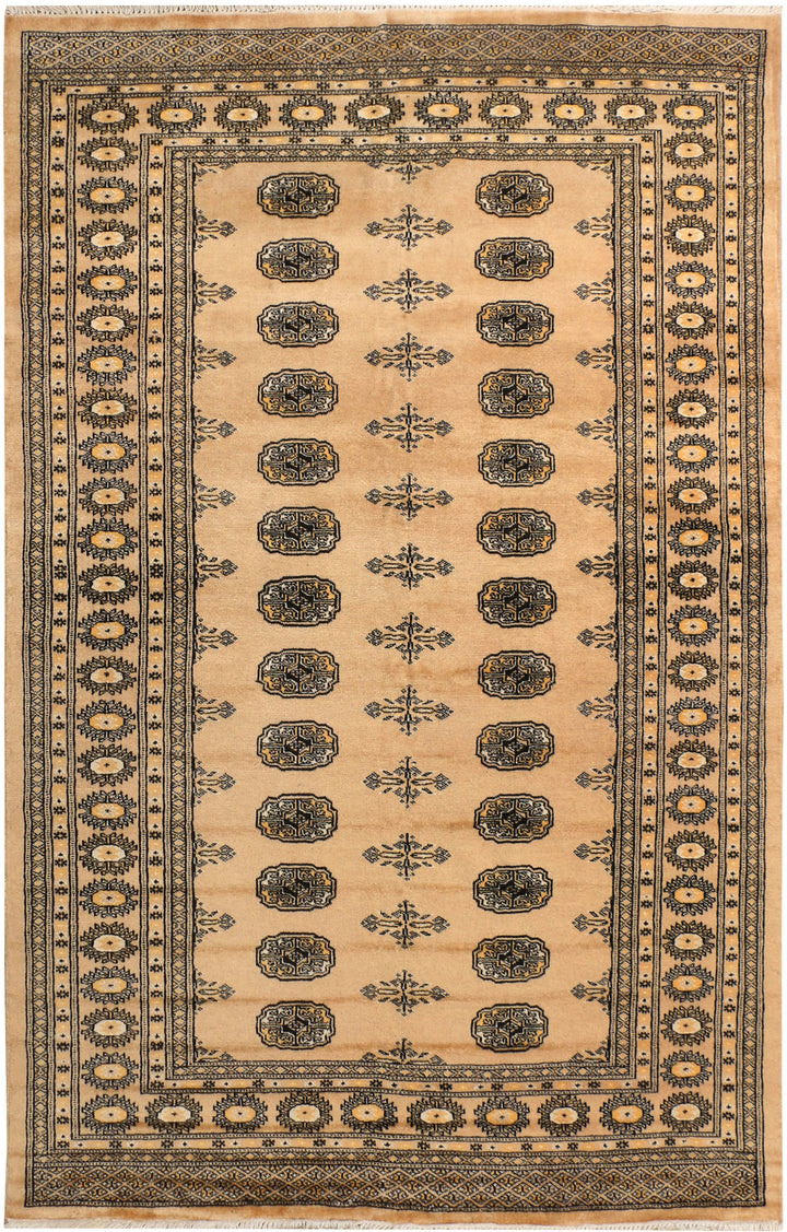 Navajo White Bokhara 4' 8 x 6' 8 - No. 38352 - ALRUG Rug Store