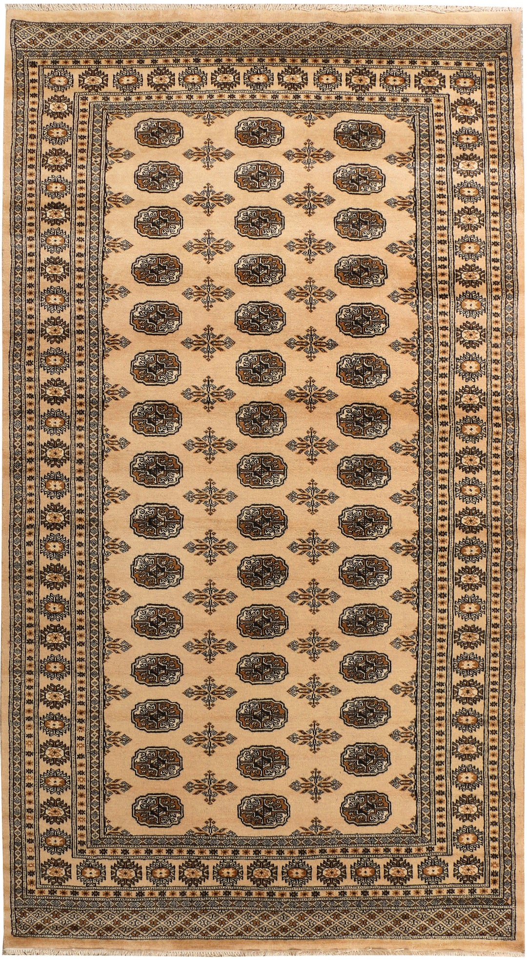 Navajo White Bokhara 5' x 9' 2 - No. 38358 - ALRUG Rug Store