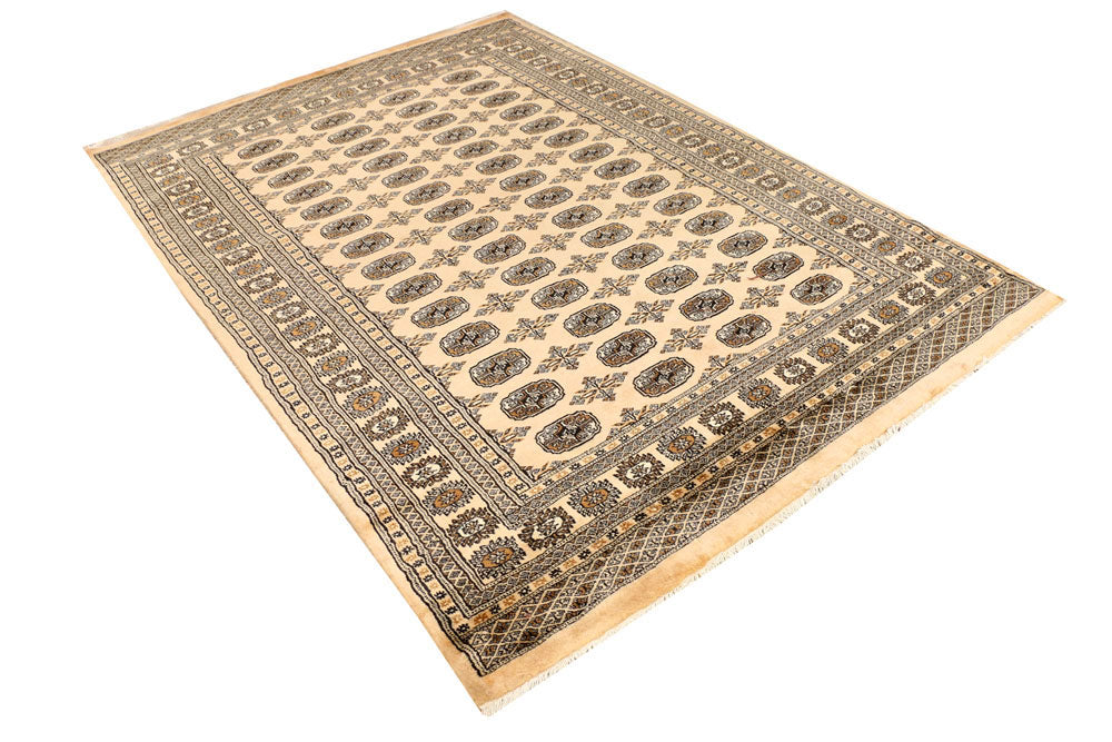 Navajo White Bokhara 5' 7 x 7' 10 - No. 38366 - ALRUG Rug Store