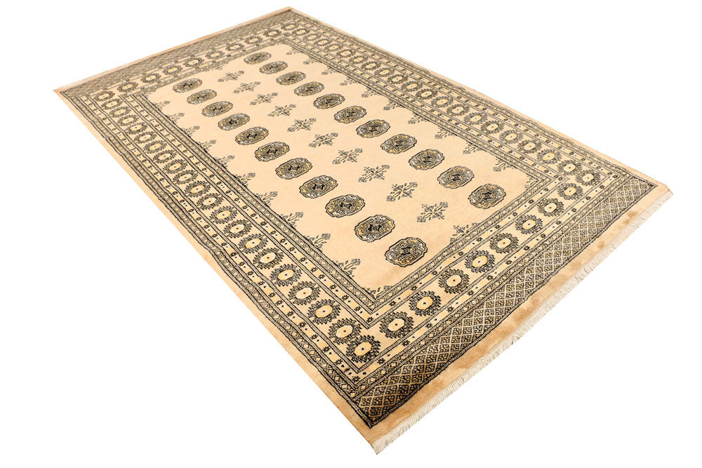 Burlywood Bokhara 5' 1 x 8' 2 - No. 38370 - ALRUG Rug Store