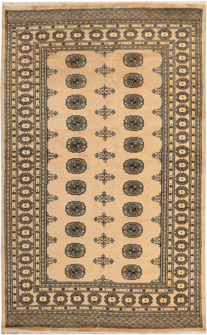 Burlywood Bokhara 5' 1 x 8' 2 - No. 38370 - ALRUG Rug Store