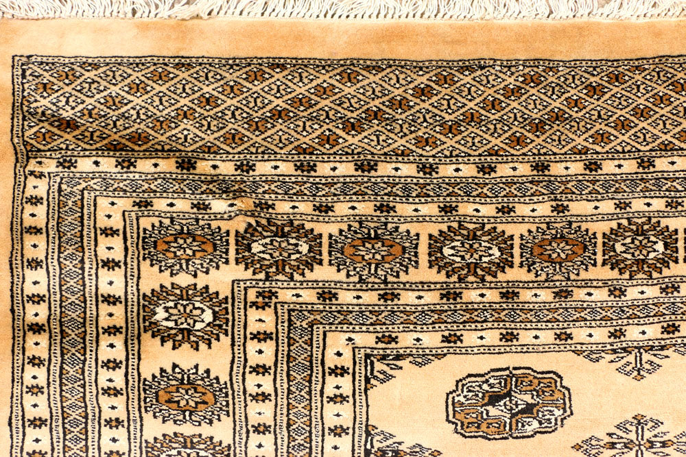 Burlywood Bokhara 7' x 9' 11 - No. 38374 - ALRUG Rug Store
