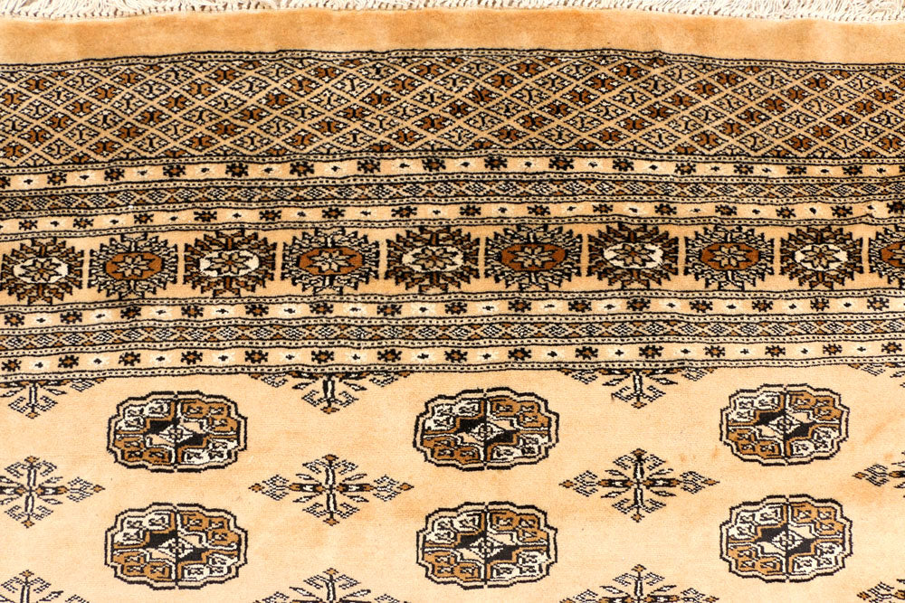 Burlywood Bokhara 7' x 9' 11 - No. 38374 - ALRUG Rug Store