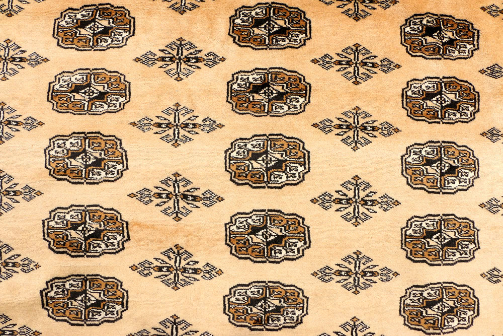 Burlywood Bokhara 7' x 9' 11 - No. 38374 - ALRUG Rug Store