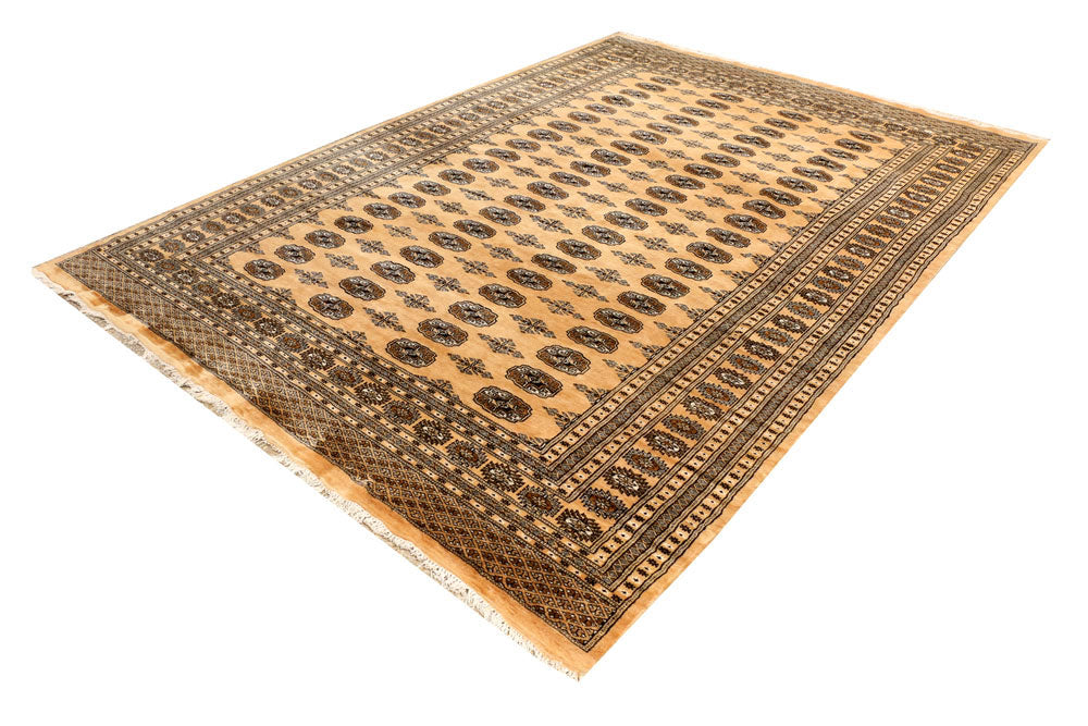 Burlywood Bokhara 7' x 9' 11 - No. 38374 - ALRUG Rug Store
