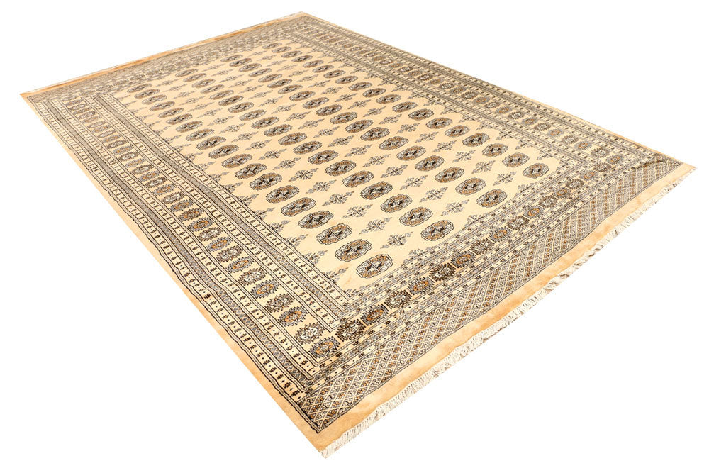Burlywood Bokhara 7' x 9' 11 - No. 38374 - ALRUG Rug Store