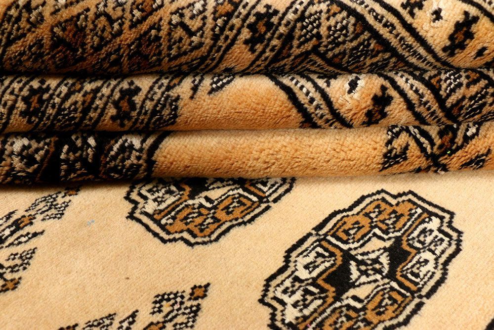 Burlywood Bokhara 7' x 9' 11 - No. 38374 - ALRUG Rug Store