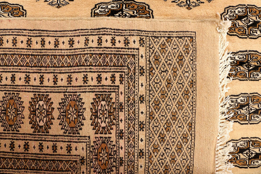 Burlywood Bokhara 7' x 9' 11 - No. 38374 - ALRUG Rug Store