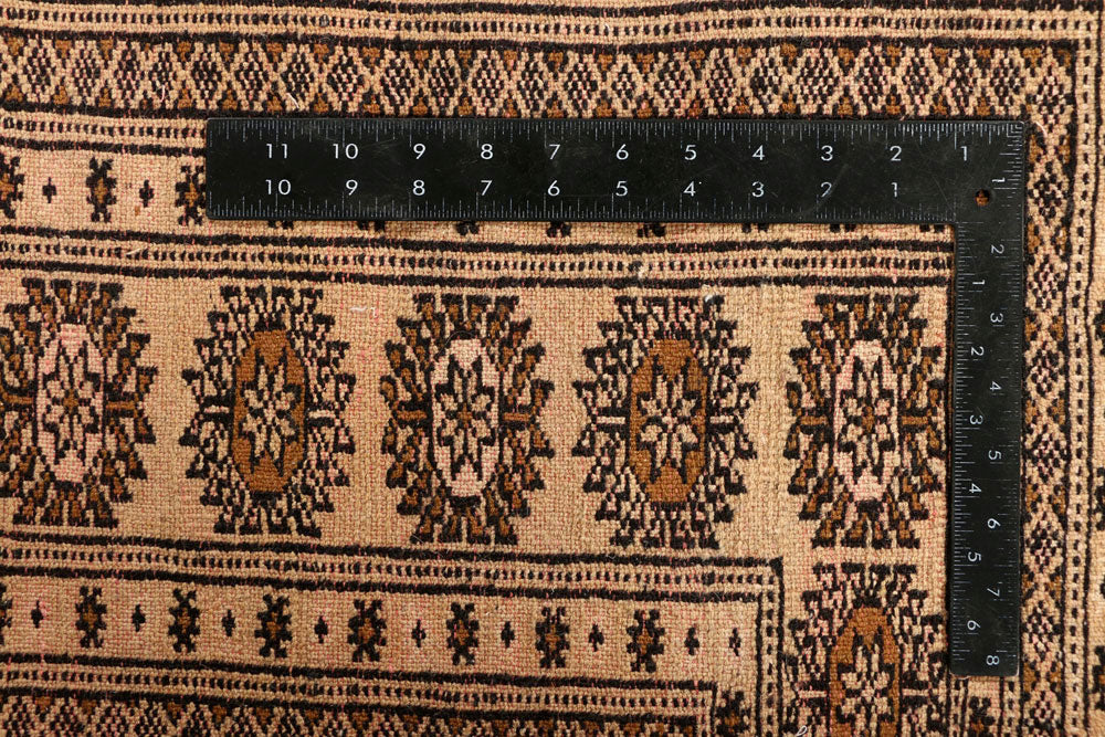 Burlywood Bokhara 7' x 9' 11 - No. 38374 - ALRUG Rug Store