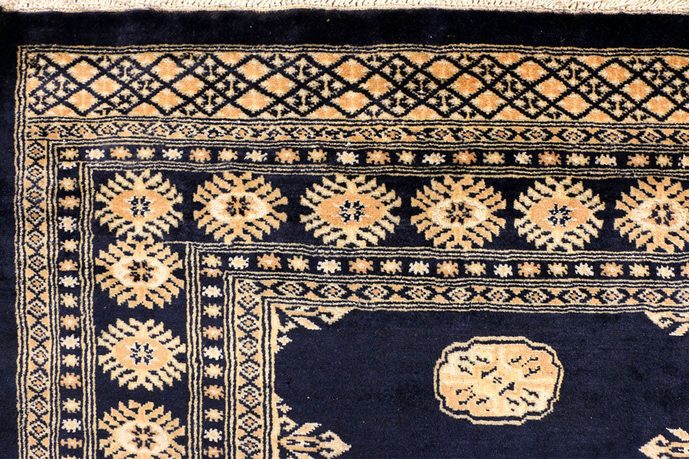 Midnight Blue Bokhara 5' 8 x 8' 6 - No. 38375 - ALRUG Rug Store