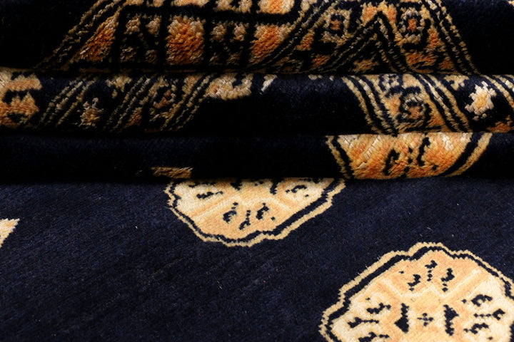Midnight Blue Bokhara 5' 8 x 8' 6 - No. 38375 - ALRUG Rug Store