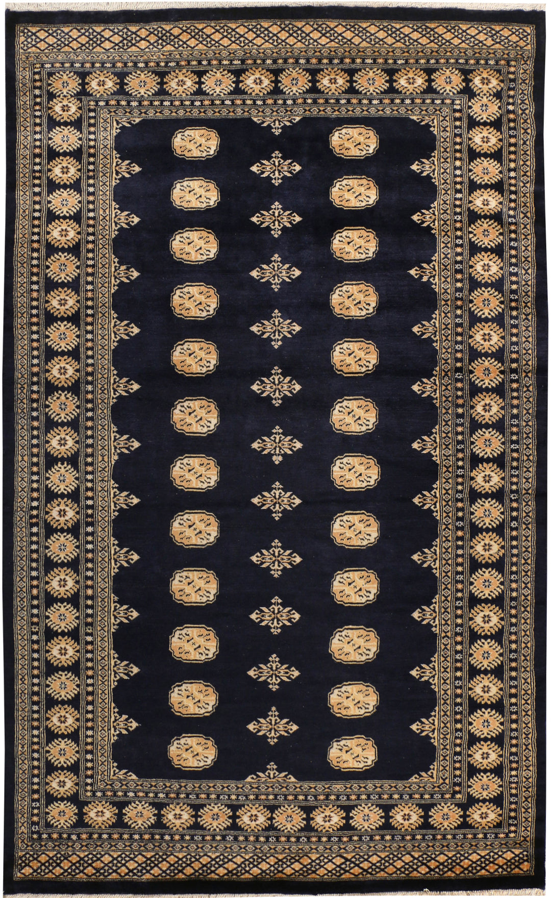Midnight Blue Bokhara 5' 8 x 8' 6 - No. 38375 - ALRUG Rug Store