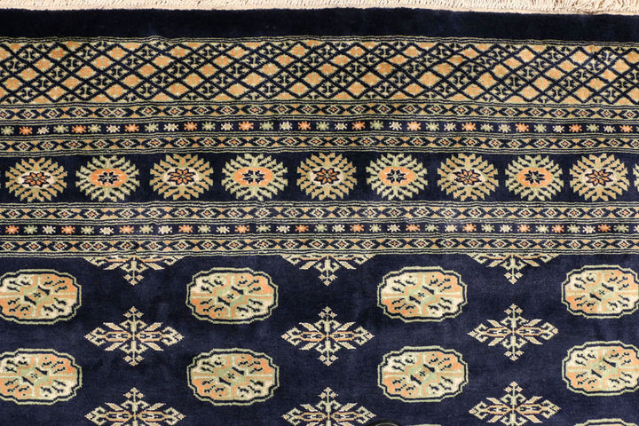Midnight Blue Bokhara 7' 1 x 10' 1 - No. 38377 - ALRUG Rug Store