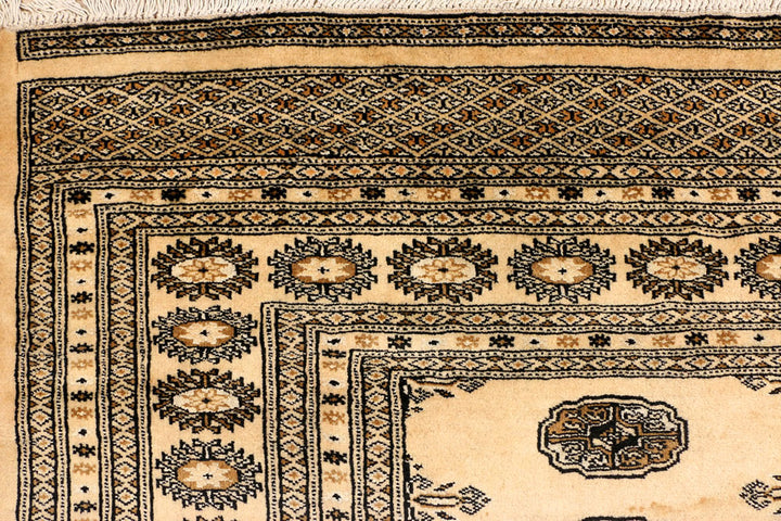 Burlywood Bokhara 6' 8 x 10' - No. 38378 - ALRUG Rug Store
