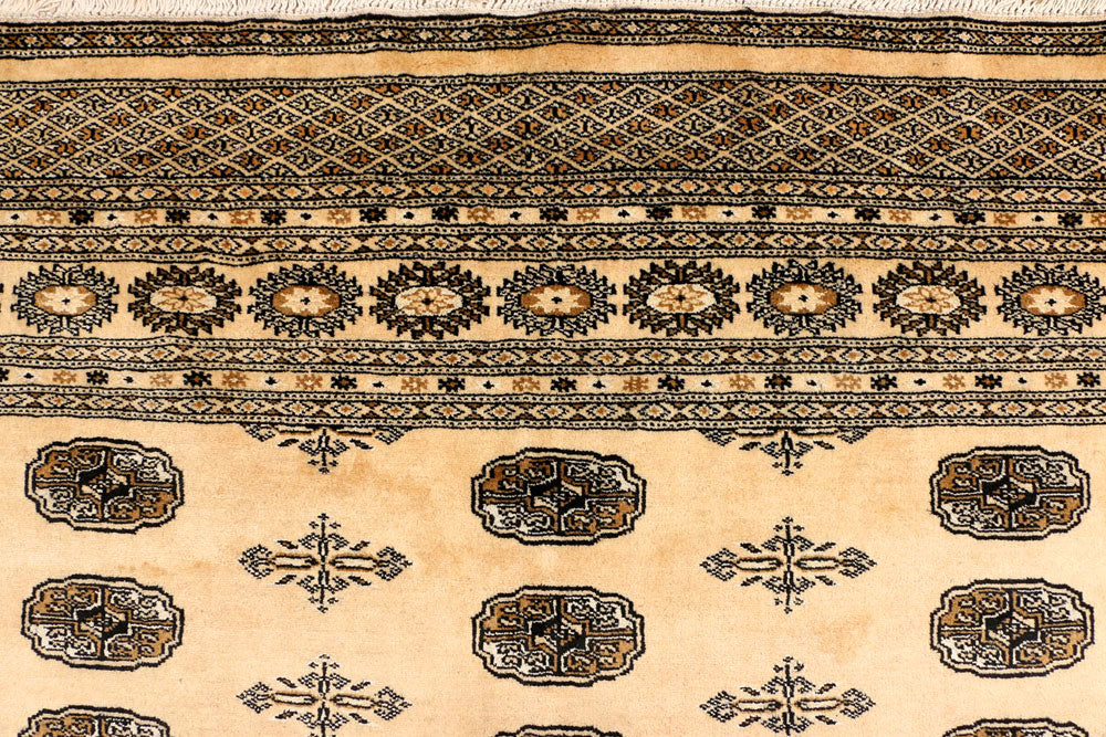 Burlywood Bokhara 6' 8 x 10' - No. 38378 - ALRUG Rug Store