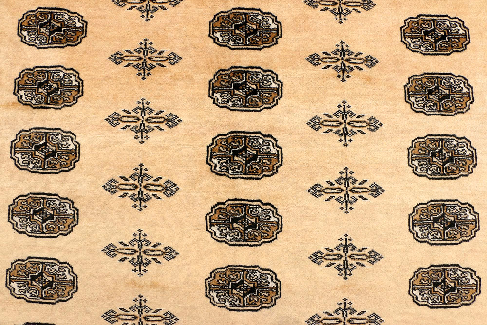 Burlywood Bokhara 6' 8 x 10' - No. 38378 - ALRUG Rug Store