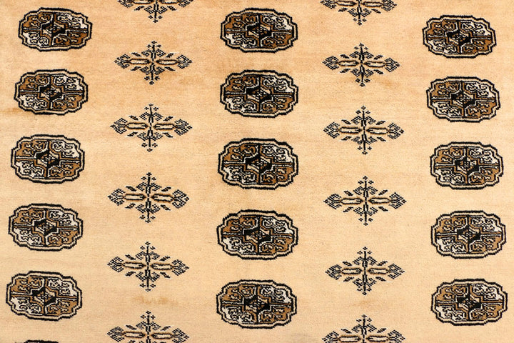 Burlywood Bokhara 6' 8 x 10' - No. 38378 - ALRUG Rug Store
