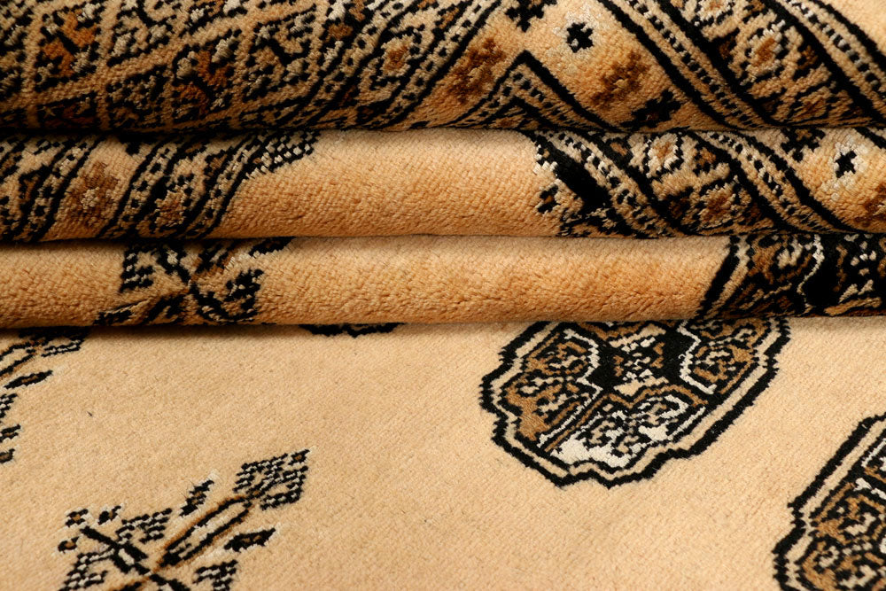 Burlywood Bokhara 6' 8 x 10' - No. 38378 - ALRUG Rug Store