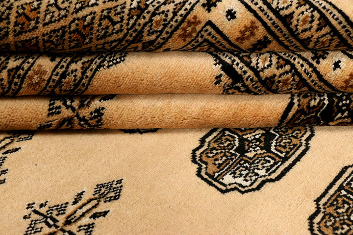 Burlywood Bokhara 6' 8 x 10' - No. 38378 - ALRUG Rug Store