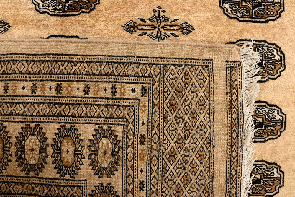 Burlywood Bokhara 6' 8 x 10' - No. 38378 - ALRUG Rug Store