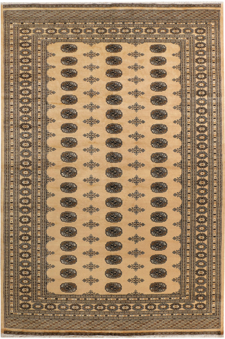 Burlywood Bokhara 6' 8 x 10' - No. 38378 - ALRUG Rug Store