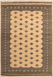 Navajo White Jaldar 5' 6 x 8' - No. 38388 - ALRUG Rug Store