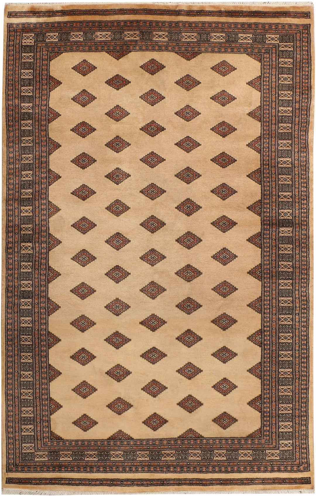 Navajo White Jaldar 4' 11 x 7' 10 - No. 38390 - ALRUG Rug Store