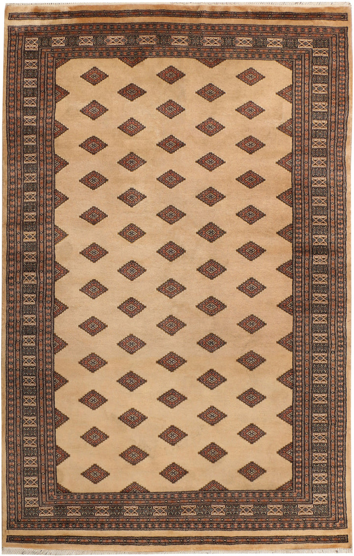 Navajo White Jaldar 4' 11 x 7' 10 - No. 38390 - ALRUG Rug Store