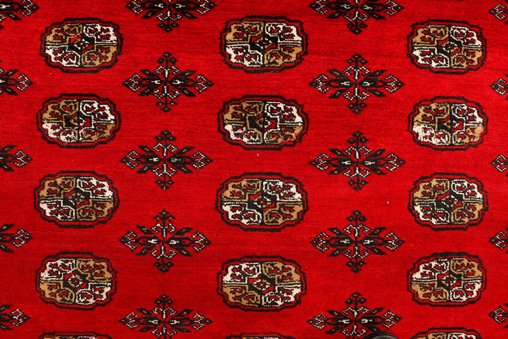 Red Bokhara 6' 7 x 10' 2 - No. 38391 - ALRUG Rug Store