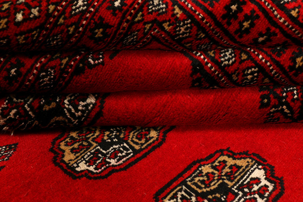 Red Bokhara 6' 7 x 10' 2 - No. 38391 - ALRUG Rug Store
