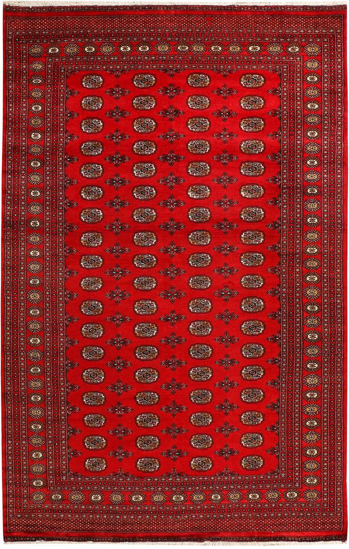 Red Bokhara 6' 7 x 10' 2 - No. 38391 - ALRUG Rug Store