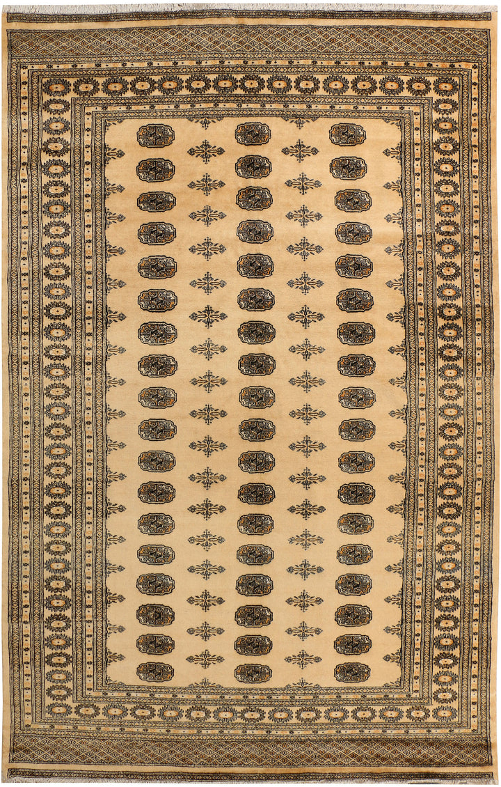Navajo White Bokhara 6' 7 x 10' 2 - No. 38394 - ALRUG Rug Store