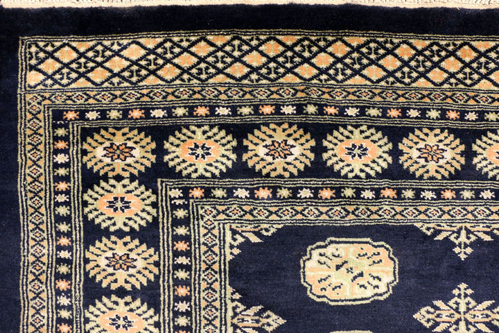Midnight Blue Bokhara 7' 1 x 9' 4 - No. 38395 - ALRUG Rug Store