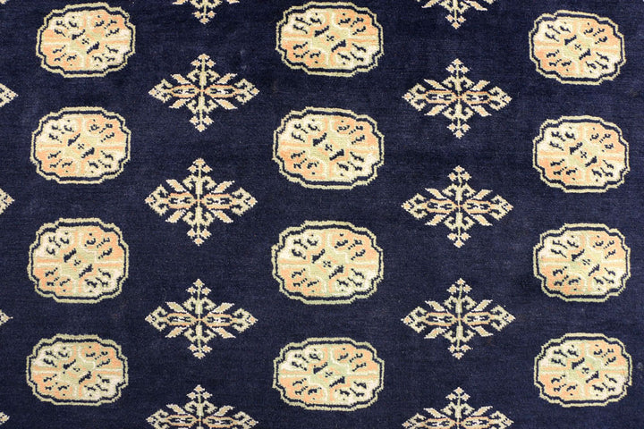 Midnight Blue Bokhara 7' 1 x 9' 4 - No. 38395 - ALRUG Rug Store