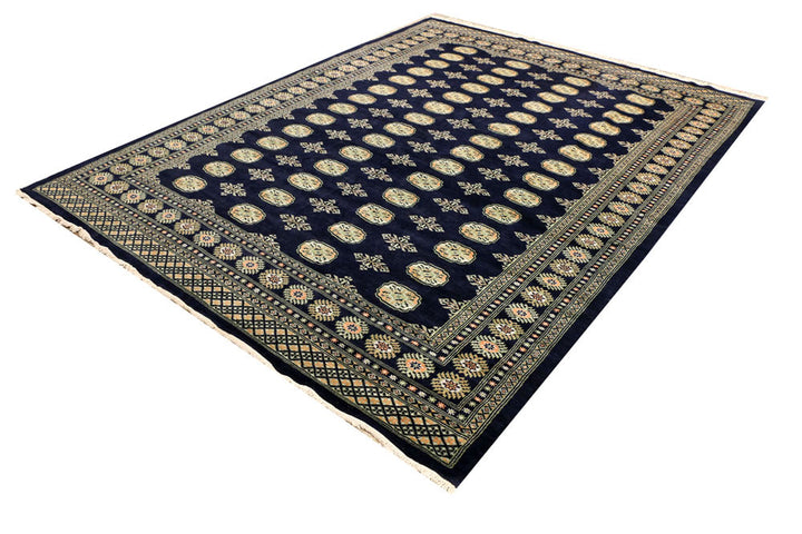 Midnight Blue Bokhara 7' 1 x 9' 4 - No. 38395 - ALRUG Rug Store