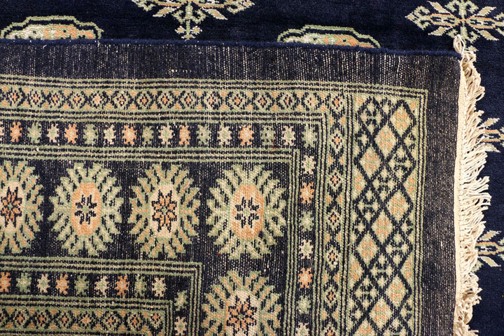 Midnight Blue Bokhara 7' 1 x 9' 4 - No. 38395 - ALRUG Rug Store