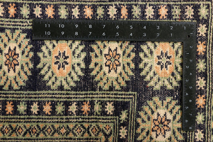 Midnight Blue Bokhara 7' 1 x 9' 4 - No. 38395 - ALRUG Rug Store