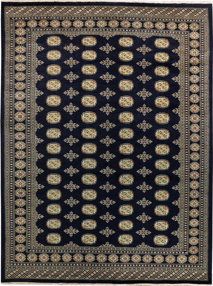 Midnight Blue Bokhara 7' 1 x 9' 4 - No. 38395 - ALRUG Rug Store