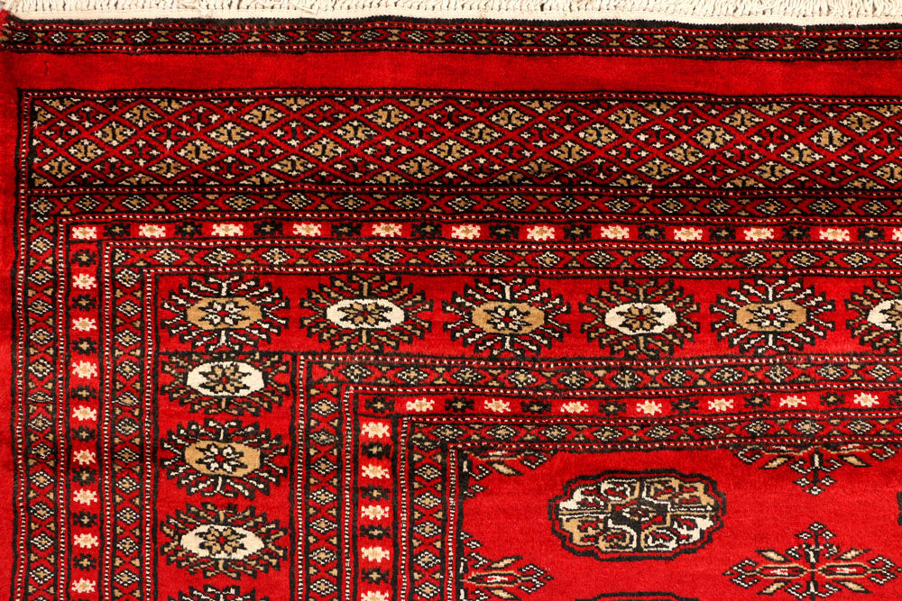 Red Bokhara 6' 2 x 8' 3 - No. 38397 - ALRUG Rug Store