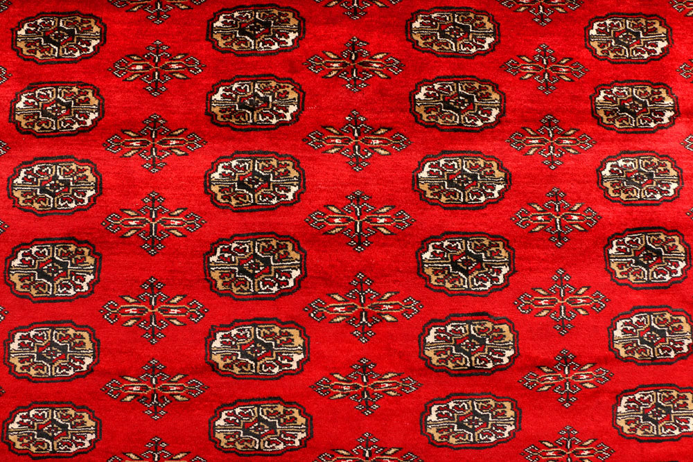 Red Bokhara 6' 2 x 8' 3 - No. 38397 - ALRUG Rug Store