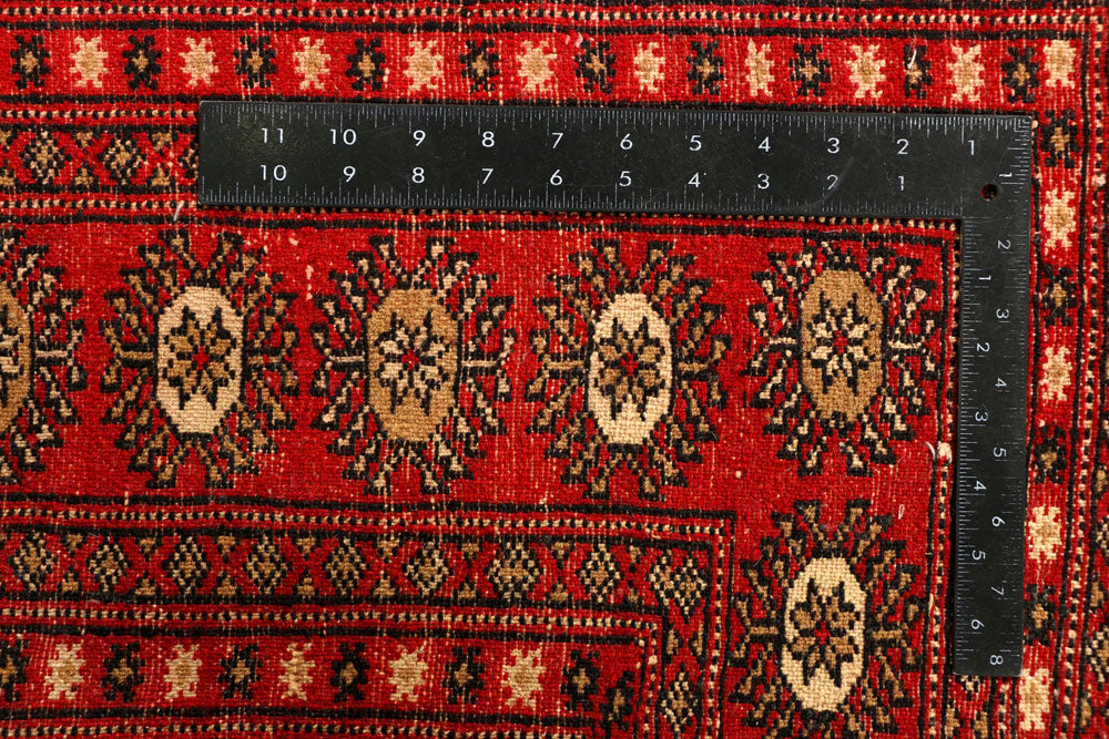 Red Bokhara 6' 2 x 8' 3 - No. 38397 - ALRUG Rug Store