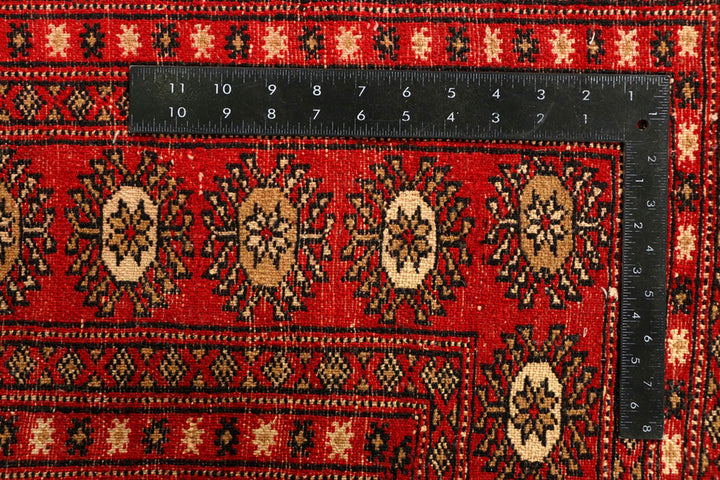 Red Bokhara 6' 2 x 8' 3 - No. 38397 - ALRUG Rug Store