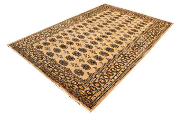 Burlywood Bokhara 6' 1 x 9' - No. 38398 - ALRUG Rug Store
