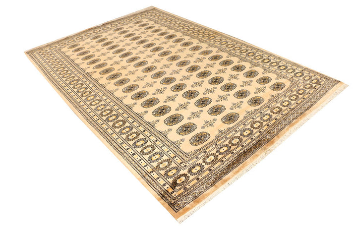 Burlywood Bokhara 6' 1 x 9' - No. 38398 - ALRUG Rug Store