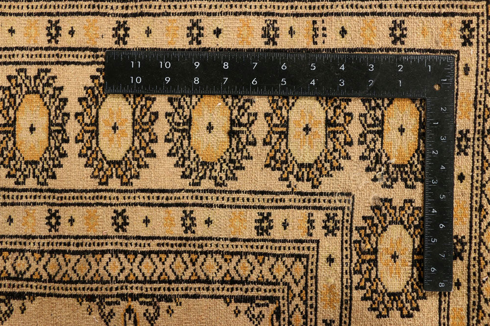 Burlywood Bokhara 6' 1 x 9' - No. 38398 - ALRUG Rug Store