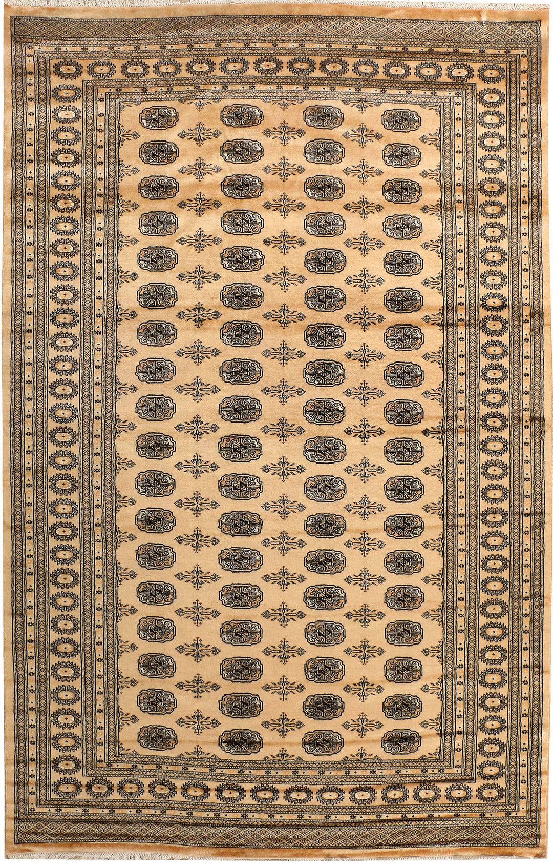 Navajo White Bokhara 6' 6 x 10' 5 - No. 38406 - ALRUG Rug Store