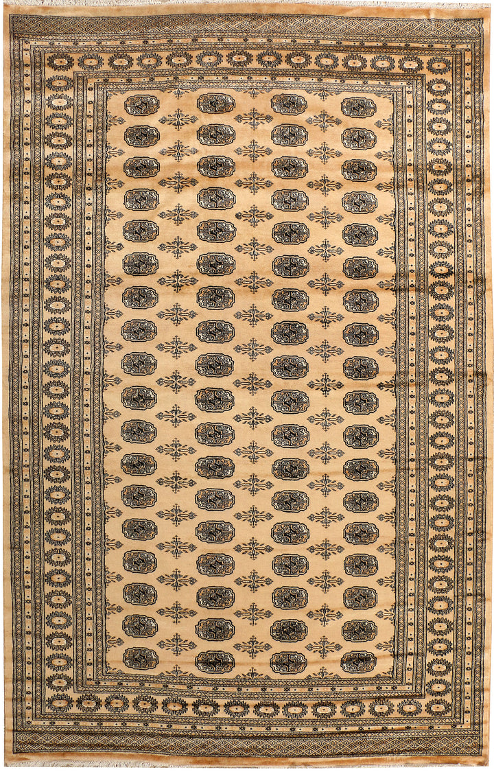 Navajo White Bokhara 6' 6 x 10' 5 - No. 38406 - ALRUG Rug Store