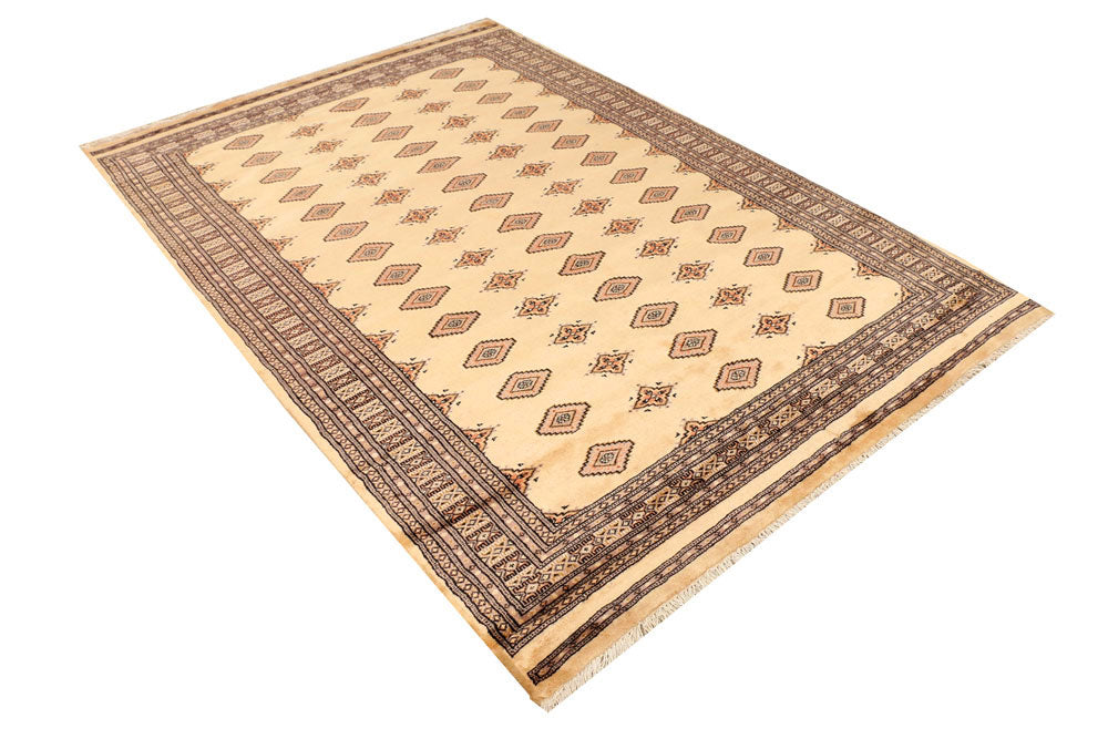 Navajo White Jaldar 5' 5 x 7' 10 - No. 38412 - ALRUG Rug Store