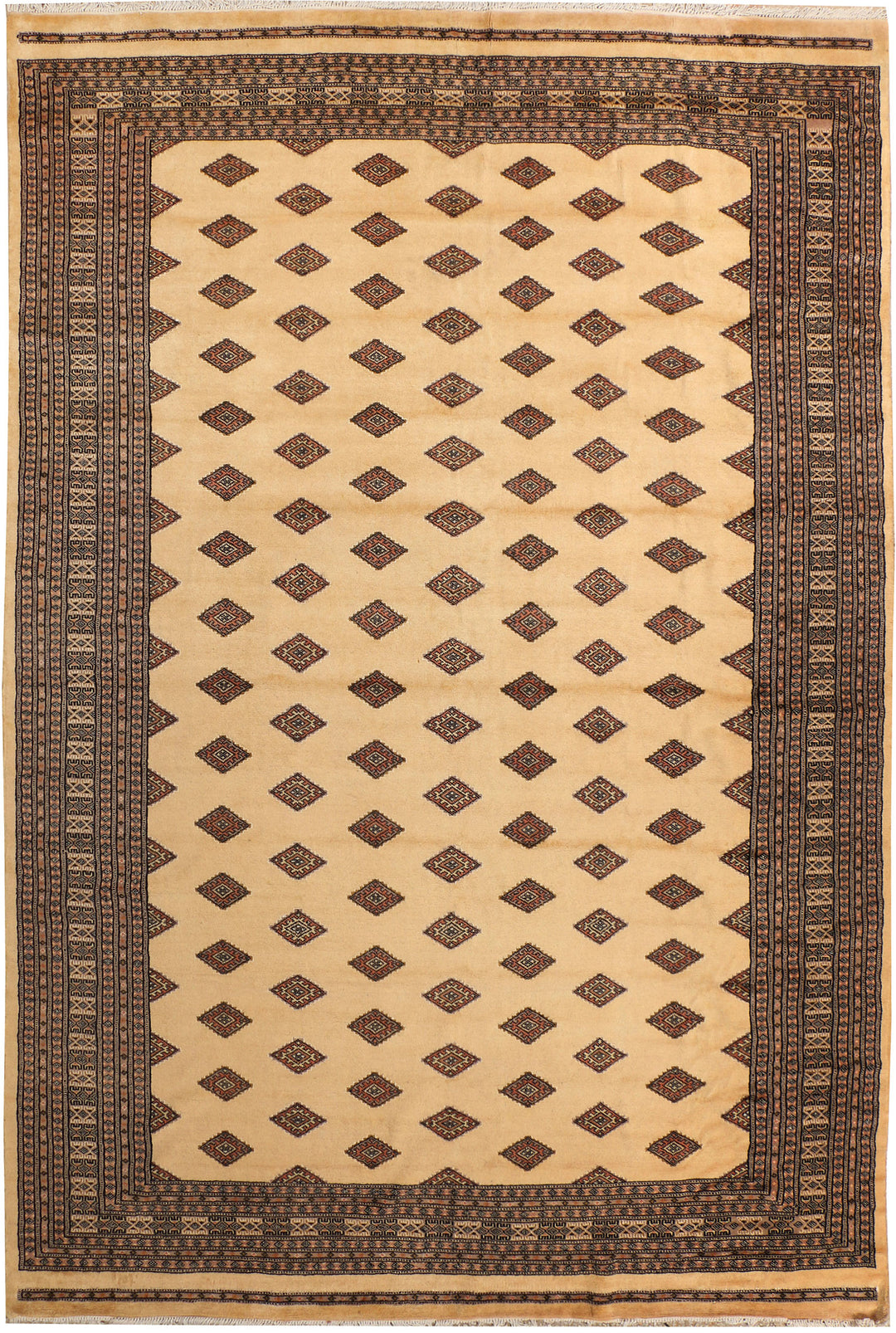 Navajo White Jaldar 7' x 10' 6 - No. 38416 - ALRUG Rug Store