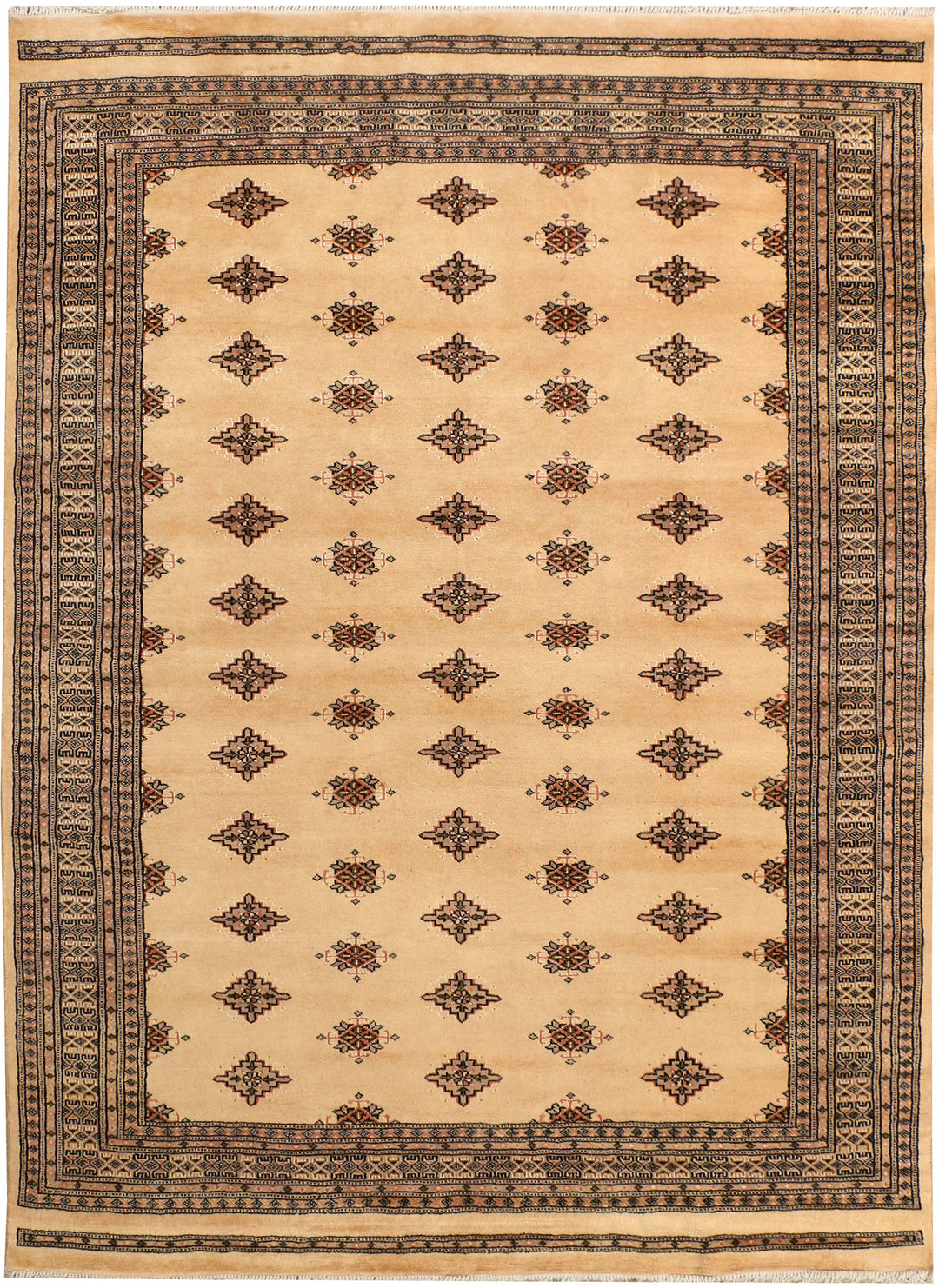Navajo White Jaldar 5' 9 x 7' 10 - No. 38424 - ALRUG Rug Store